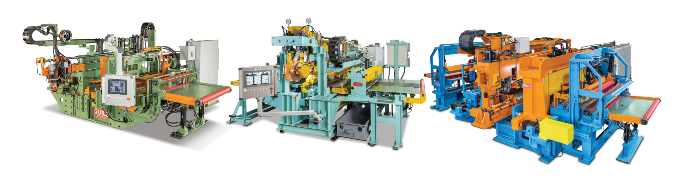 Guild International coil welding machines, full-width feature image Guild International coil welding machines, full-width feature image